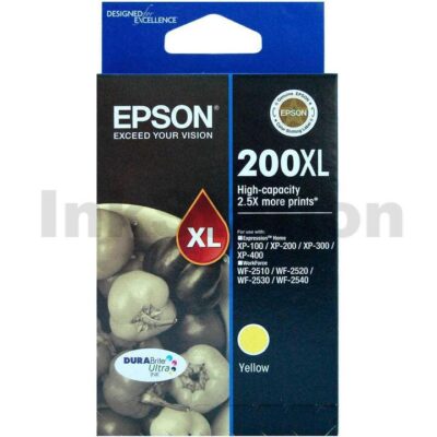 Epson 200XL (C13T201492) Genuine Yellow High Yield Inkjet Cartridge - 450 pages