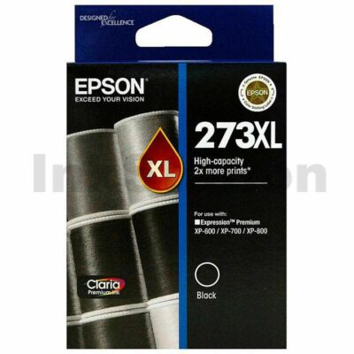 Epson 273XL Genuine Black High Yield Ink Cartridge [C13T274192] - 500 pages