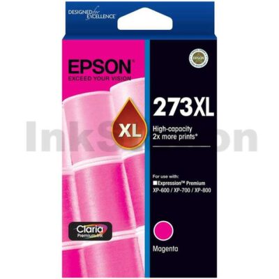 Epson 273XL Genuine Magenta High Yield Ink Cartridge [C13T275392] - 650 pages