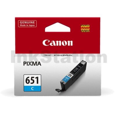 Canon CLI-651C Genuine Cyan Inkjet Cartridge