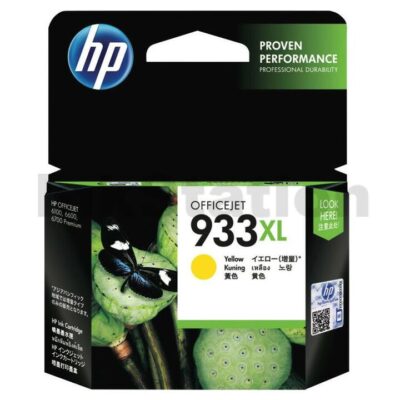 HP 933XL Genuine Yellow High Yield Inkjet Cartridge CN056AA