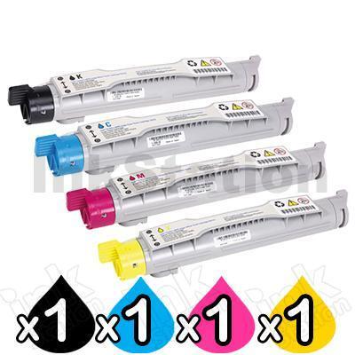 4-Pack Dell 5130CDN Compatible Toner Combo [1BK,1C,1M,1Y]