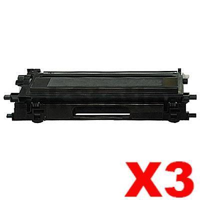 3 x Brother TN-240BK Compatible Black Toner Cartridge - 2,200 pages