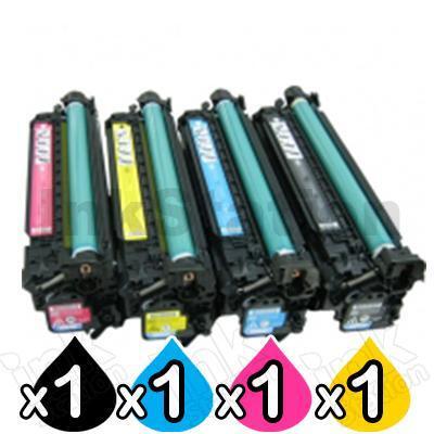 4 Pack Compatible Canon LBP 7018C (CART-329B,C,M,Y) Toner Cartridges [1BK,1C,1M,1Y]