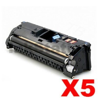 5 x Canon LBP 5200 / MFC 8180 (CART-301BK) Compatible Black Toner Cartridge - 5,000 pages