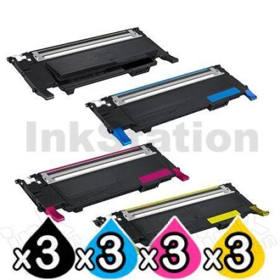 3 sets of 4 Pack Dell 1230C, 1235CN B,C,M,Y Compatible Toner Cartridges [3BK,3C,3M,3Y]