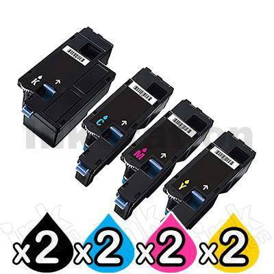 2 sets of 4-Pack Compatible Dell 1250c,1350cnw,1355cn,1355cnw, C1760nw, C1765nf, C1765nfw Toner Cartridge Set [2BK,2C,2M,2Y]