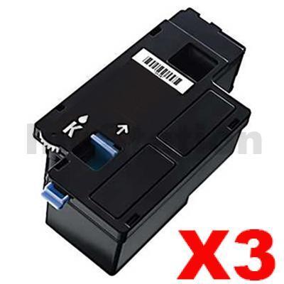 3 x Dell 1250c,1350cnw,1355cn,1355cnw, C1760nw, C1765nf, C1765nfw Black Compatible laser - 2,000 pages