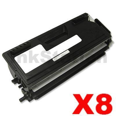 8 x Brother TN-7600 Black Compatible Toner Cartridge 6500 pages