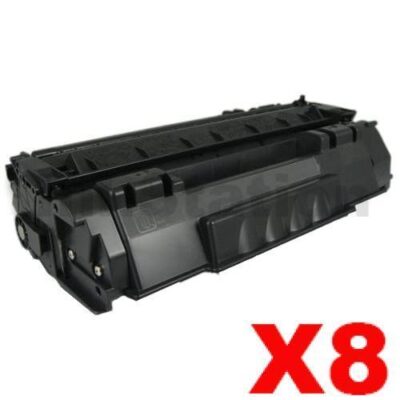 8 x Canon CART-308 Black Compatible Toner Cartridge 2,500 Pages