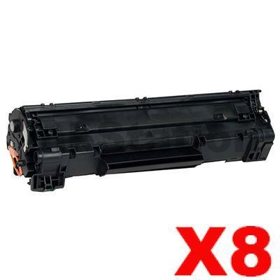 8 x Canon CART-312 Black Compatible Toner Cartridge 2,000 Pages(Extra High Capacity)