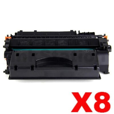 8 x Canon CART-319II Black High Yield Compatible Toner Cartridge - 6,400 pages