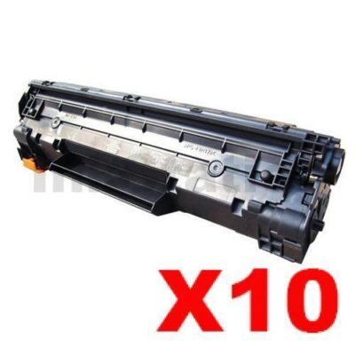 10 x HP CB435A (35A) Compatible Black Toner Cartridge - 2,000 Pages