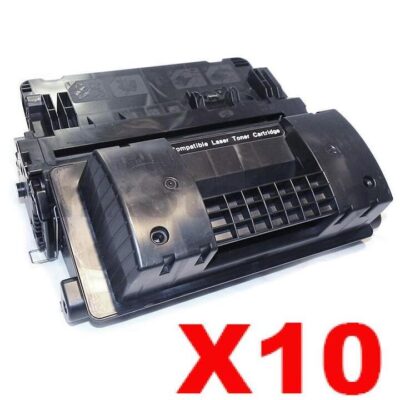 10 x HP CC364X (64X) Compatible Black High Yield Toner Cartridge - 24,000 Pages