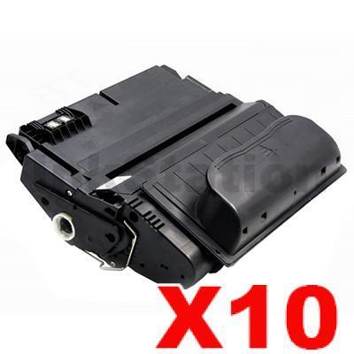 10 x HP Q1338A (38A) Compatible Black Toner Cartridge - 12,000 Pages