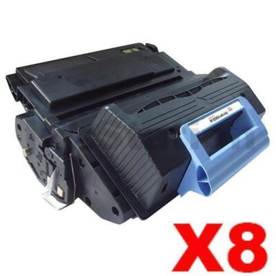 8 x HP Q5945A (45A) Compatible Black Toner Cartridge - 18,000 Pages