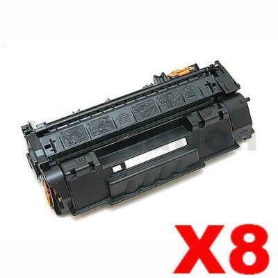 8 x HP Q5949A (49A) Compatible Black Toner Cartridge - 2,500 Pages
