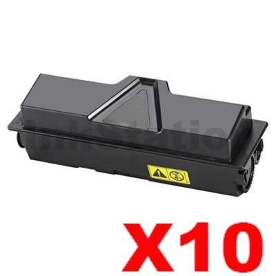 10 x Non-Genuine TK-1134 Black Toner Cartridge For Kyocera FS-1030MFP, FS-1130MFP - 3,200 pages