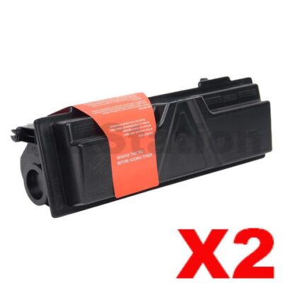 2 x Non-Genuine alternative for TK-1144 Black Toner Cartridge suitable for Kyocera FS-1035, FS-1035MFP, FS-1135, FS-1135MFP, M-2535DN - 7,200 pages