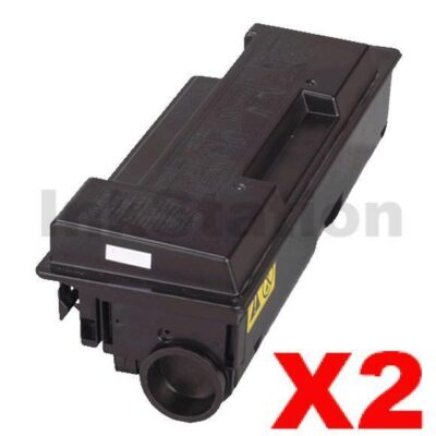 2 x Non-Genuine alternative for TK-310 Black Toner Cartridge suitable for Kyocera FS-2000D, FS-3900DN, FS-4000DN - 12,000 pages