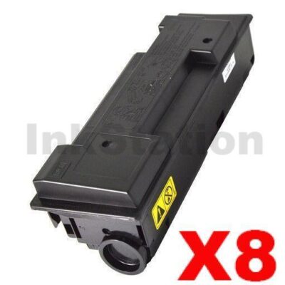 8 x Non-Genuine alternative for TK-344 Black Toner Cartridge suitable for Kyocera FS-2020D - 12,000 pages