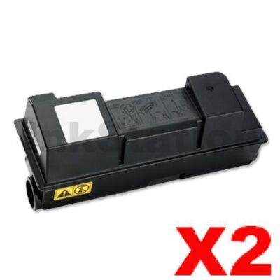 2 x Non-Genuine alternative for TK-364 Black Toner Cartridge suitable for Kyocera FS-4020DN - 20,000 pages
