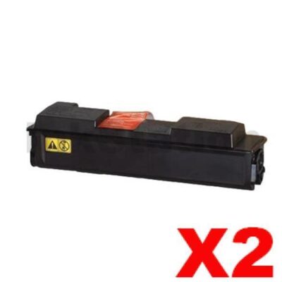 2 x Non-Genuine alternative for TK-440 Black Toner Cartridge suitable for Kyocera FS-6950DN - 15,000 pages