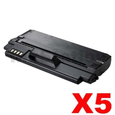 5 x Compatible Samsung ML-D1630A Black Toner Cartridge - 2,000 pages