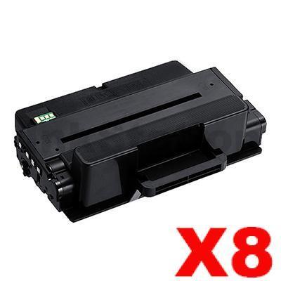 8 x Compatible Samsung SCX-5635FN / SCX-5835FN (MLT-D208L 208L) Black High Yield Toner SU989A - 10,000 pages