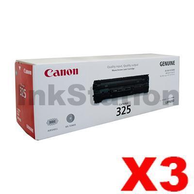 3 x Canon CART-325 Genuine Toner Cartridge - 1,600 pages