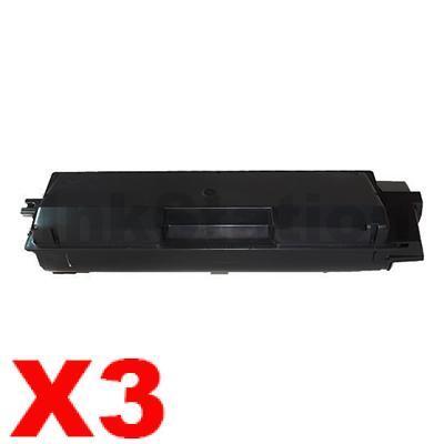 3 x Non-Genuine alternative for TK-584K Black Toner Cartridge suitable for Kyocera FS-C5150DN - 3,500 pages