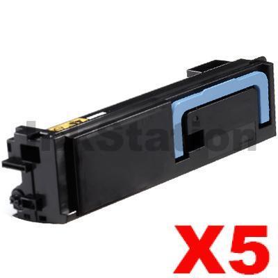 5 x Non-Genuine TK-564K Black Toner Cartridge For Kyocera FS-C5300DN, FS-C5350DN, P-6030CDN - 12,000 pages