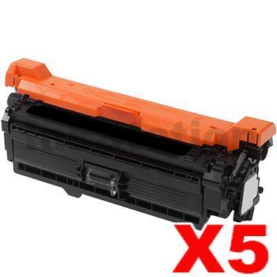 5 x HP CE400X (507X) Compatible Black Toner Cartridge - 11,000 Pages