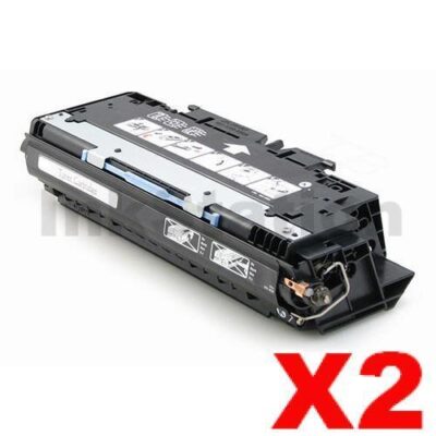 2 x HP Q2670A (308A) Compatible Black Toner Cartridge - 6,000 Pages