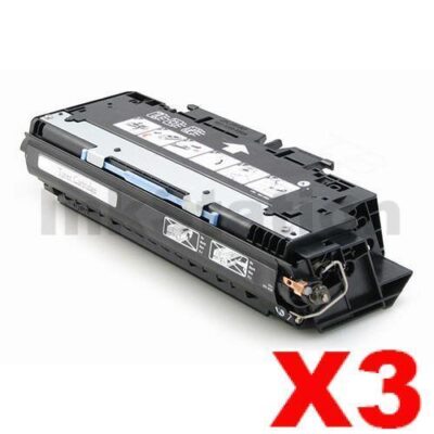 3 x HP Q2670A (308A) Compatible Black Toner Cartridge - 6,000 Pages