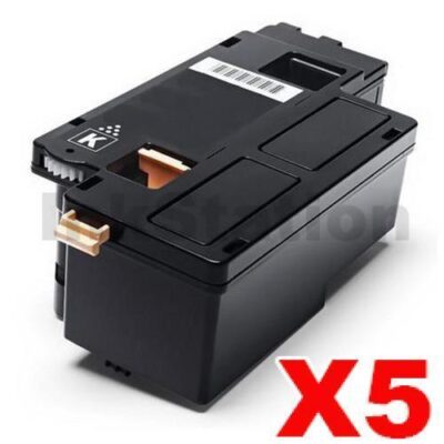 5 x Compatible Fuji Xerox DocuPrint CP105 CP205 CM205 CM215 CP215 Black Toner Cartridge (CT201591) - 2,000 pages