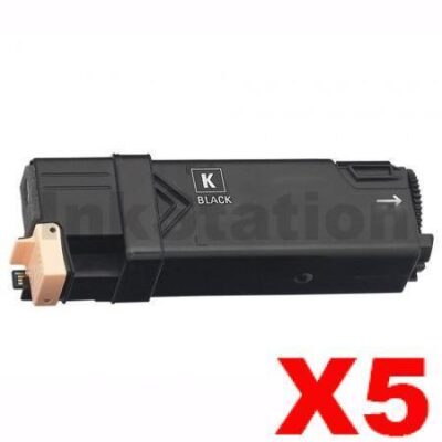 5 x Compatible Fuji Xerox DocuPrint CP305d,CM305df Black Toner Cartridge (CT201632) - 3,000 pages