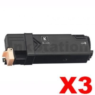 3 x Fuji Xerox DocuPrint C1190 Compatible Black Toner Cartridge - 3,000 pages (CT201260)