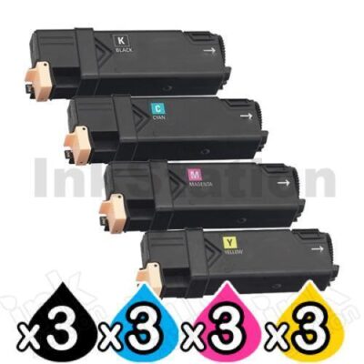 3 sets of 4-Pack Compatible Cartridge Combo for Fuji Xerox C2120 [3BK,3C,3M,3Y]