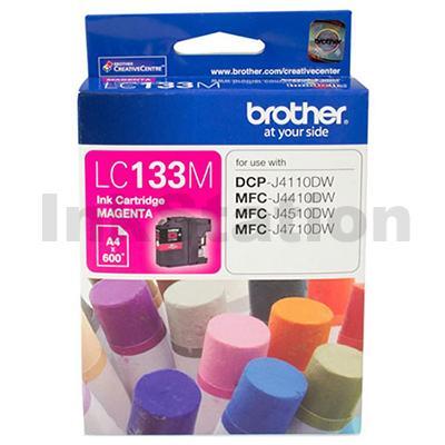 Genuine Brother LC-133M Magenta Ink Cartridge - 600 Pages