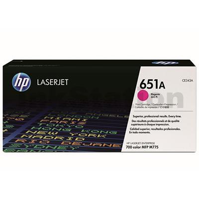 HP CE343A (651A) Genuine Magenta Toner Cartridge  - 13,500 Pages
