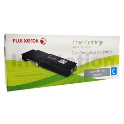 Fuji Xerox DocuPrint CP405D, CM405DF Genuine Cyan Toner Cartridge - 11,000 pages (CT202034)