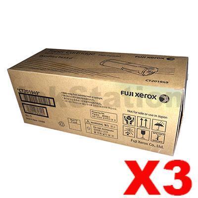 3 x Fuji Xerox DocuPrint P455d M455DF Genuine Toner Cartridge - 25,000 pages (CT201949)