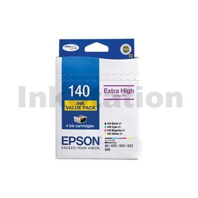 Epson 140 (T1401-T1404) Genuine Extra High Yield Inkjet Value Pack (C13T140692) [1BK,1C,1M,1Y]