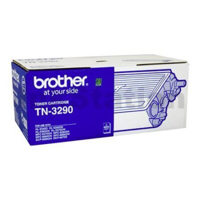 1 x Brother TN-3290 Black Genuine High Yield Toner Cartridge - 8,000 pages