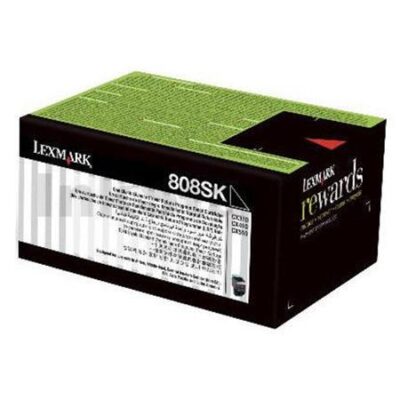 1 x Lexmark (80C8SK0) Genuine CX310 / CX410 / CX510 Black Standard Toner Cartridge - 2,500 pages