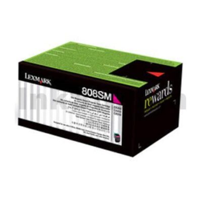 1 x Lexmark (80C8SM0) Genuine CX310 / CX410 / CX510 Magenta Standard Toner Cartridge - 2,000 pages