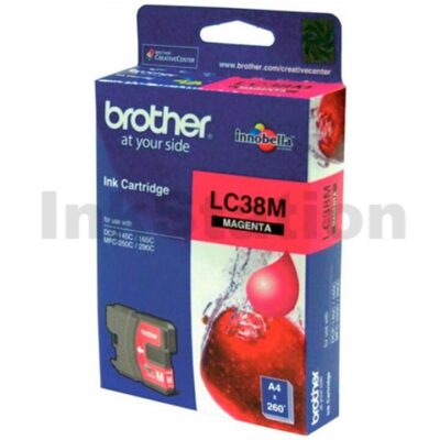 Genuine Brother LC-38M Magenta Inkjet - 260 pages