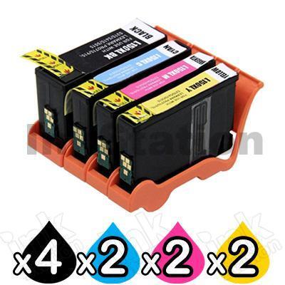 10 Pack Lexmark No.150XL Compatible Ink High Yield Cartridge [4BK,2C,2M,2Y]