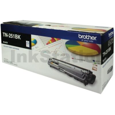 Brother TN-251BK Genuine Black Toner Cartridge - 2,500 pages